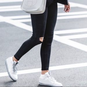 SPANX Distressed Denim Legging